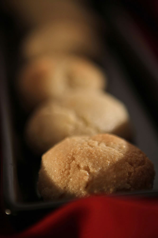 Almond macaroons are easy to make -- crunchy on the outside, tender in the middle.