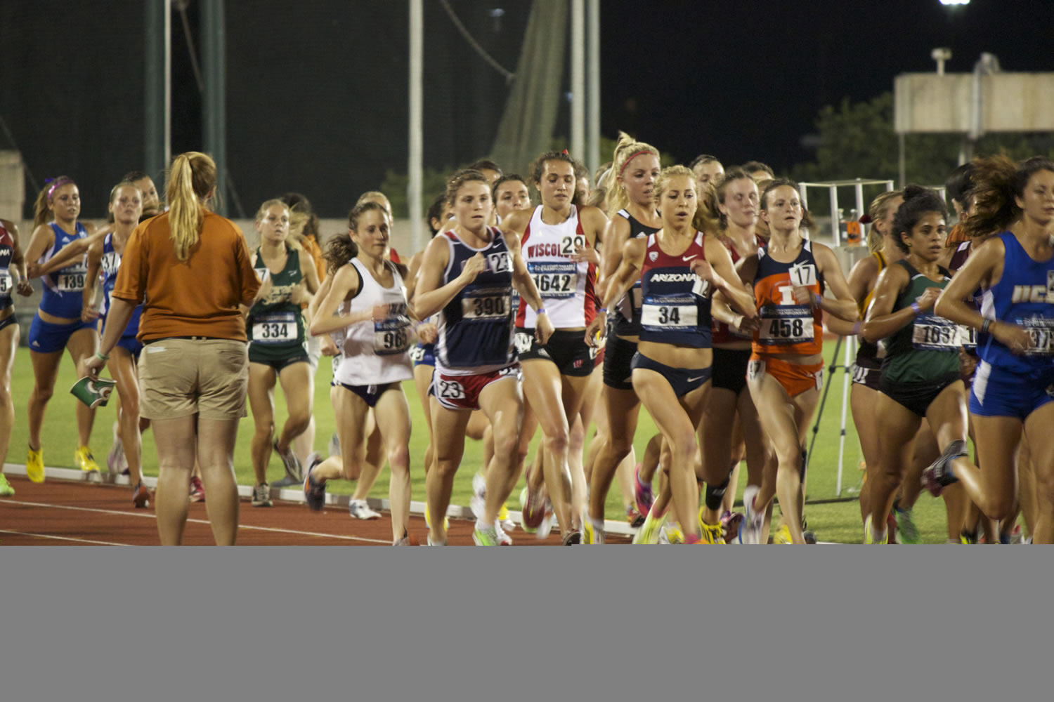 Camas High School graduate Emily Thomas (No. 23) gave all she had in her final race for Gonzaga University May 23, at the NCAA West Preliminary Championships in Austin, Texas.