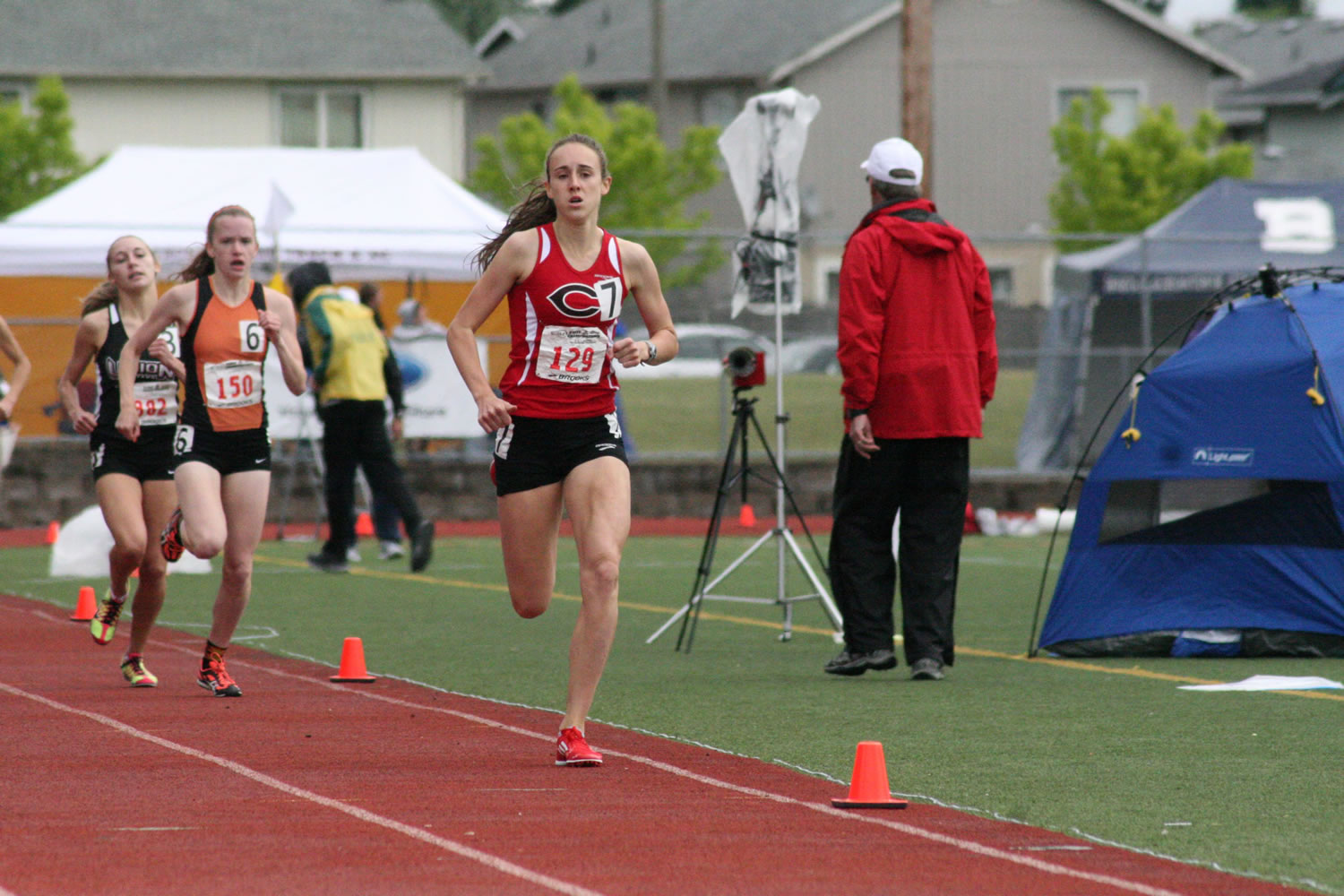 Camas runner Alexa Efraimson finished in first place in the 1,500-meter run at the World Youth Track and Field Trials last month in Edwardsville, Ill.