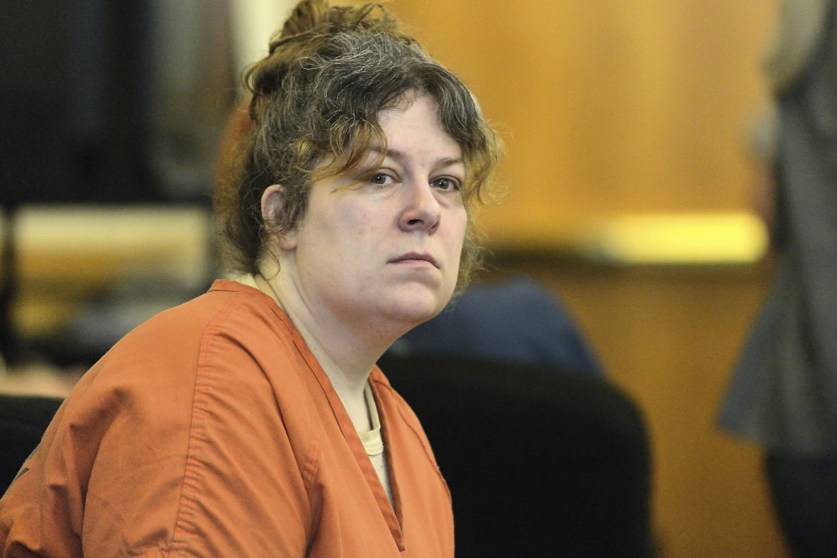 Lori Lynn Goulet is pictured at her guilty plea hearing June 28.