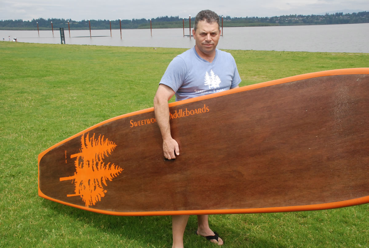 Contributed photo
Terry Click, formerly of Camas, owns Sweetwood Paddleboards, a company based in Montana.