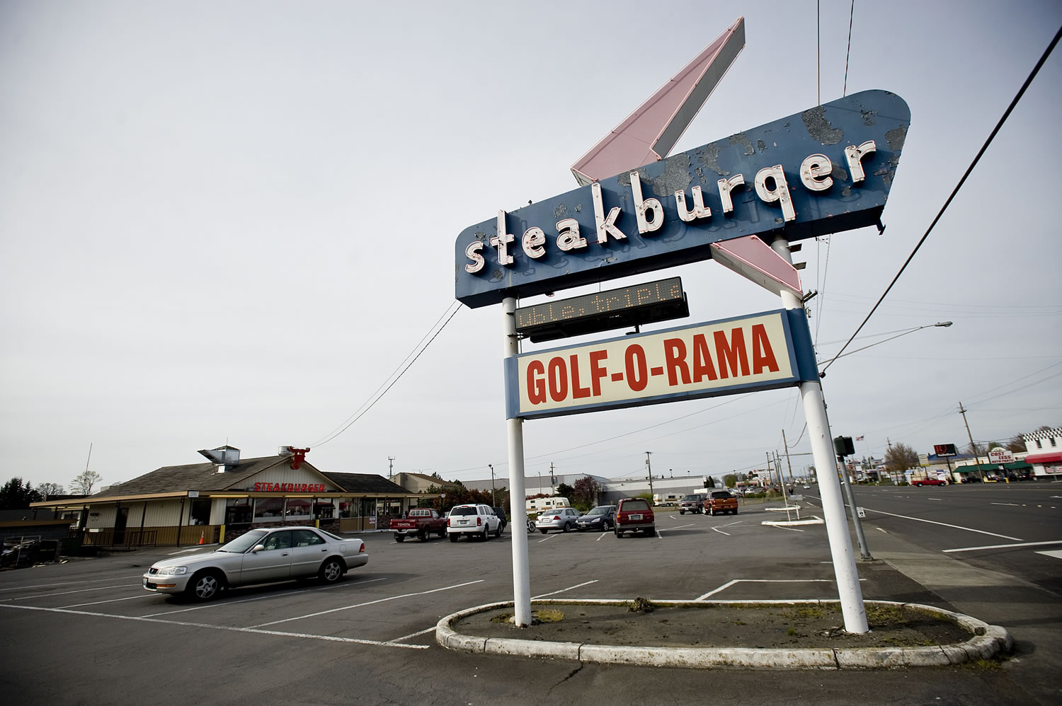 The owners of the Steakburger &amp; Golf-O-Rama in Hazel Dell are interested in selling the 51-year-old eatery.