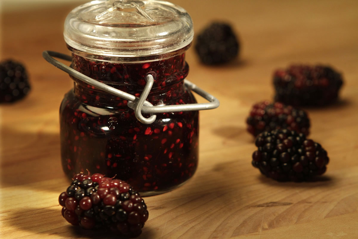 A summer past time can include making your favorite jam such as blackberry.