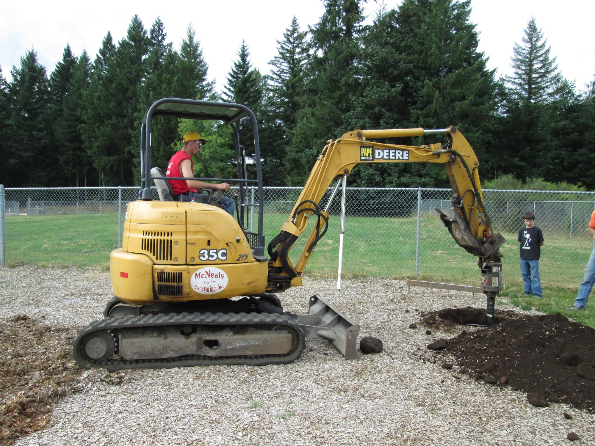 Photo courtesy of Tammy Connolly
Thanks to the efforts of the Cape Horn-Skye Elementary School Booster Club and contributions from the community, students at the rural Washougal school will have a covered play area starting this fall.