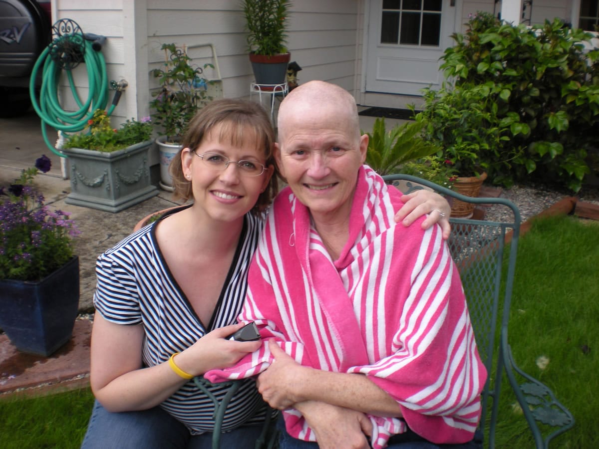 Kalle Fletcher, of Washougal, suggested shaving her mother's head in August 2010 when Paula Thomason started to lose some of her hair because of chemotherapy. Thomason lost her battle against lung cancer Jan. 7, 2011, at the age of 63.  &quot;There were so many times over the course of my mom's illness that I felt helpless to stop all that was happening to her and ease her pain,&quot; Fletcher said.