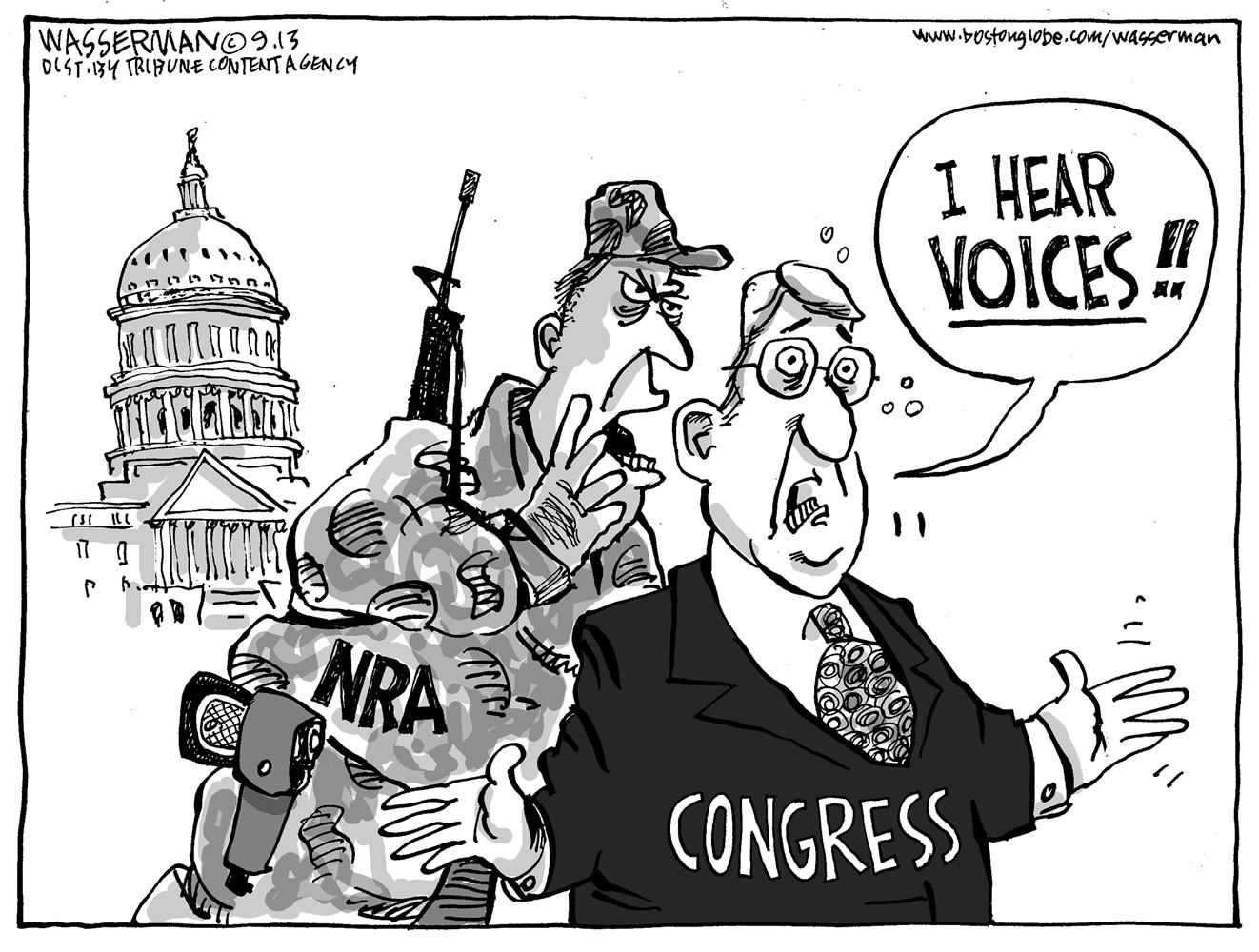 The NRA has Congress' ear.