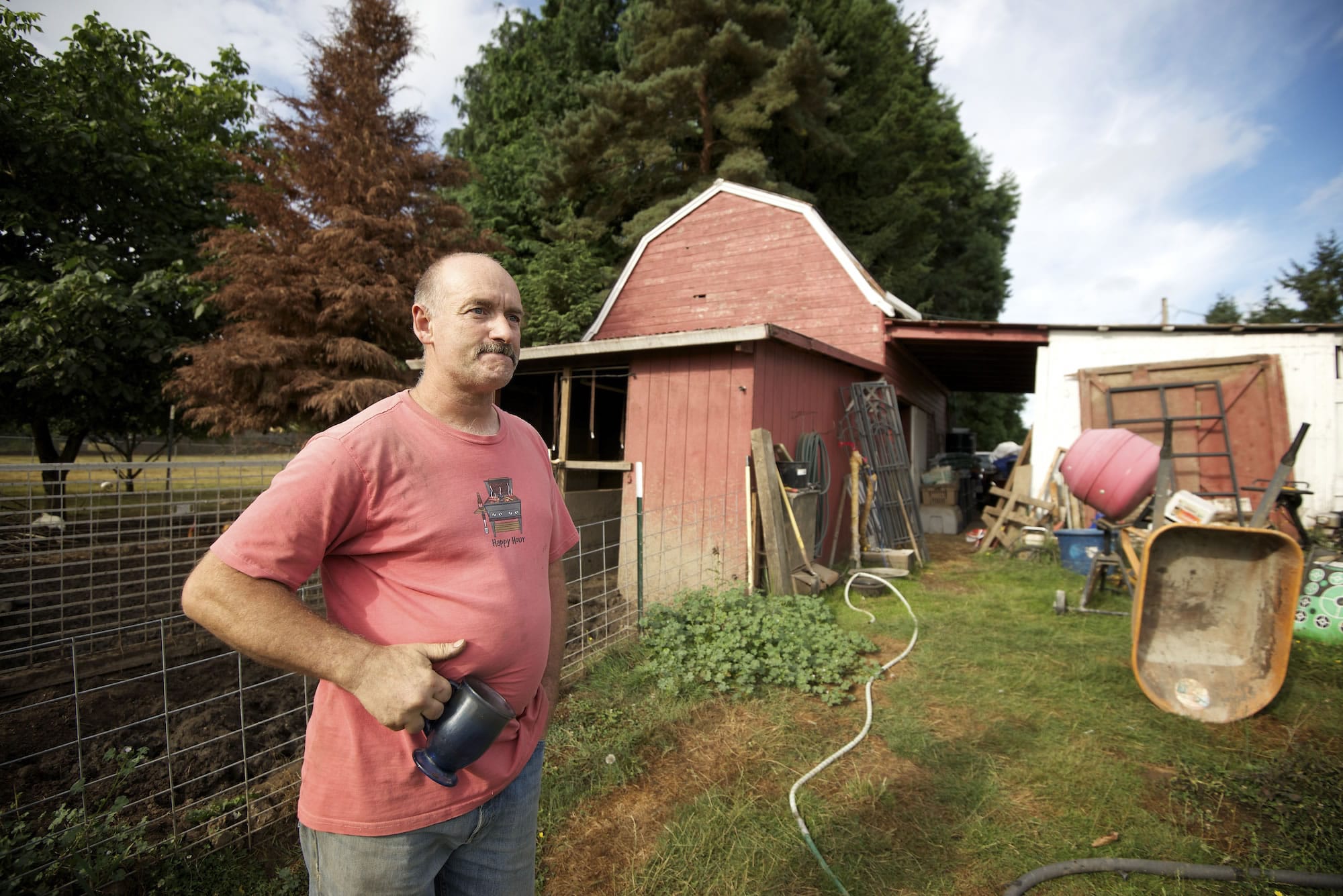 Hazel Dell: Gerry LaDuke said he had no idea that odors from his urban farm were irritating more than just one nearby complainant. He said he wants to make sure his neighbors' concerns are addressed so they and his farm can coexist in peace.