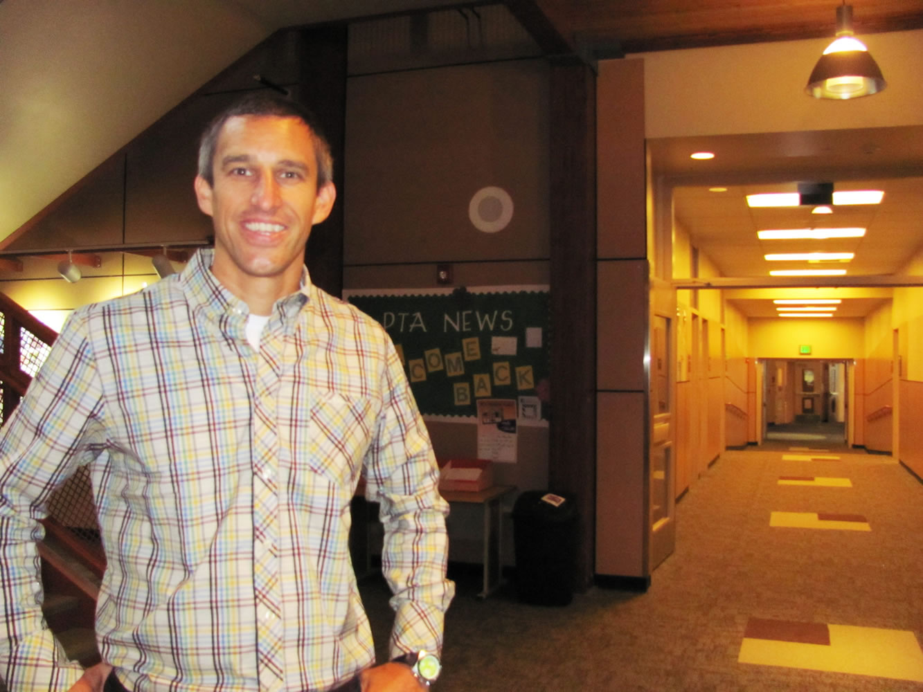 Sean McMillan is the new principal at Grass Valley Elementary School.
