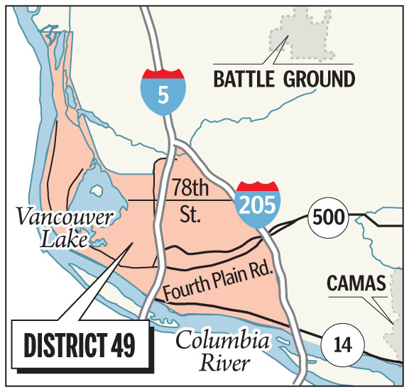 Map of 49th District