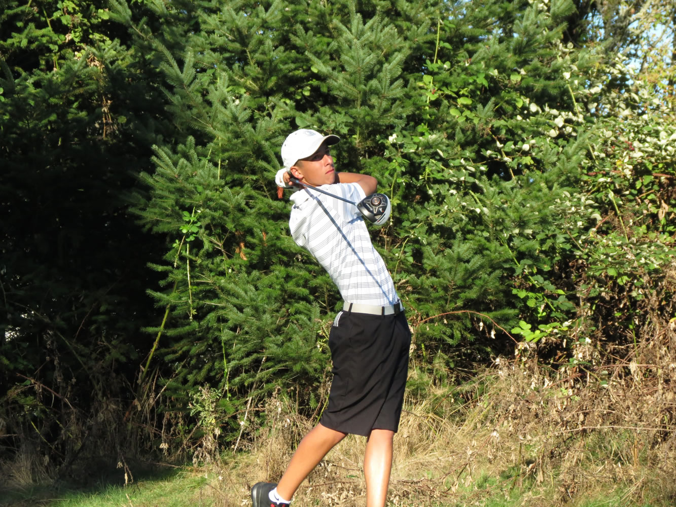 CHS senior Braeden Campbell tied the school record after shooting a round of 31 strokes Oct. 1, at Camas Meadows.