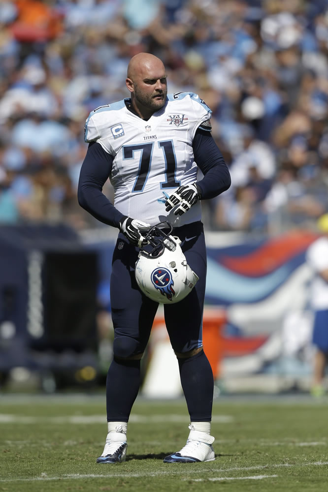 Tennessee Titans tackle Michael Roos is a graduate of Mountain View High School and Eastern Washington University.