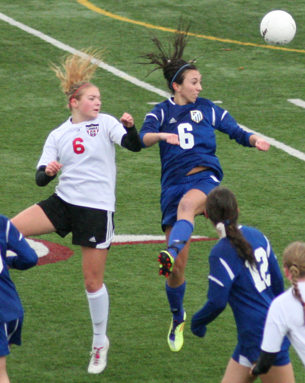Courtney Loewen and the Camas girls left it all on the soccer field Saturday, at Sparks Stadium.