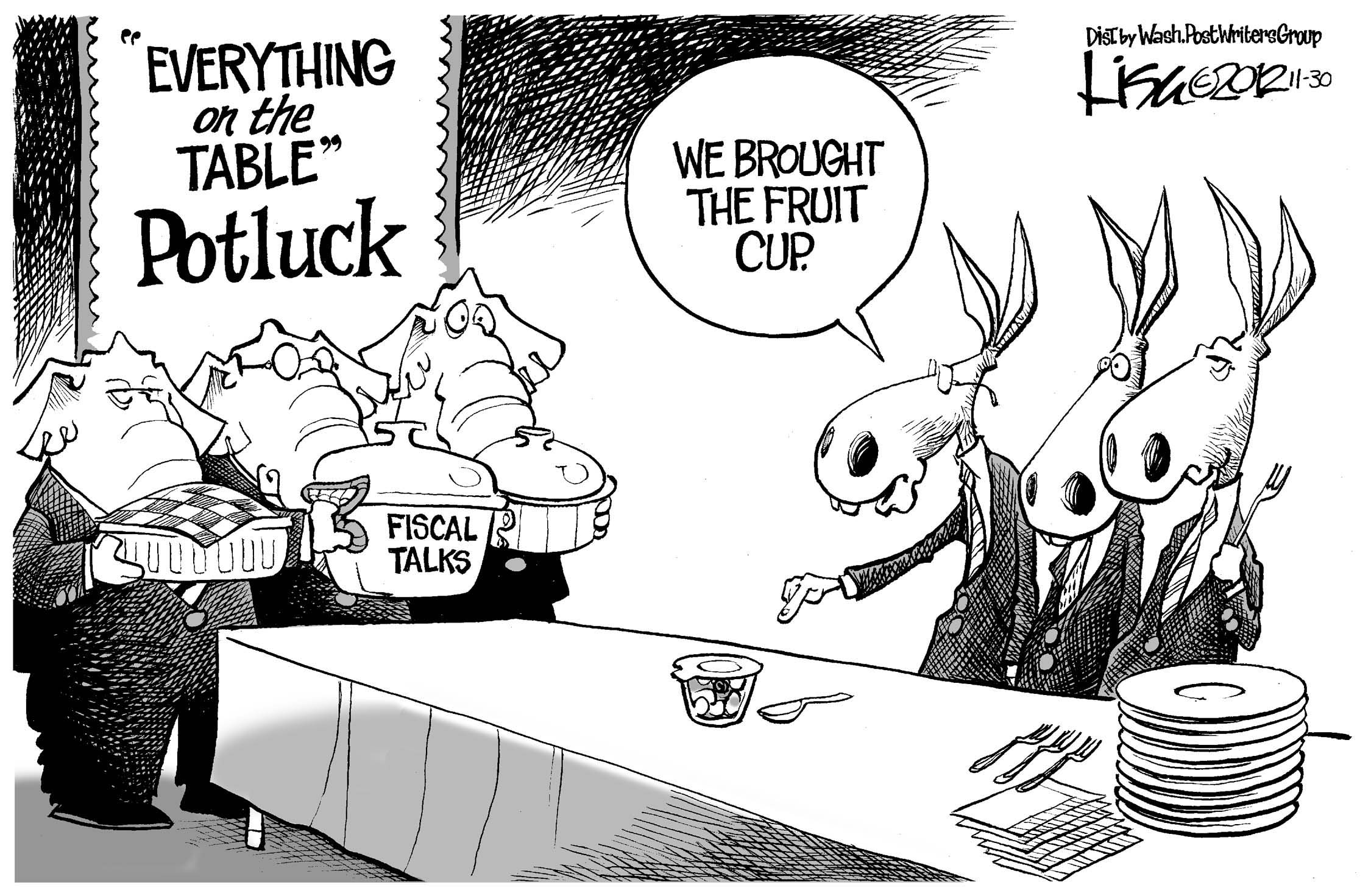 Budget Talks Potluck