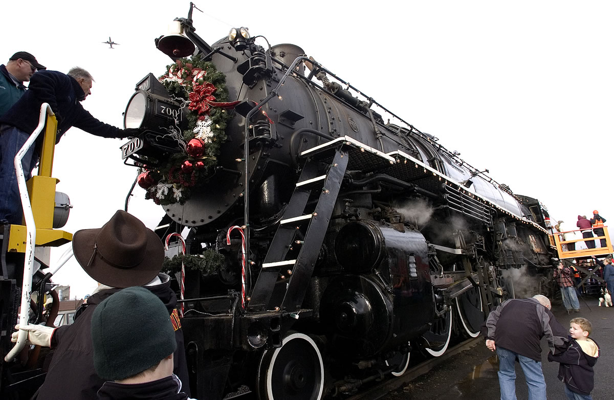 Columbian files
While kids always want to meet Santa Claus, railroad buffs look forward seeing the SP&amp;S 700 locomotive up close during the Christmas steam train event in Vancouver.