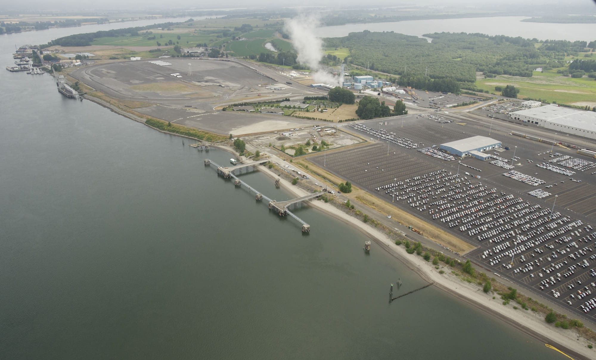 Terminal 5 is the proposed site for an oil terminal at the Port of Vancouver.