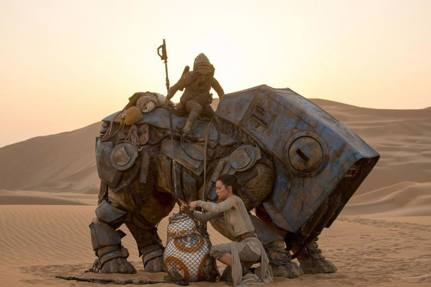 Daisy Ridley in "Star Wars: The Force Awakens." (Photo courtesy Lucasfilm/TNS)