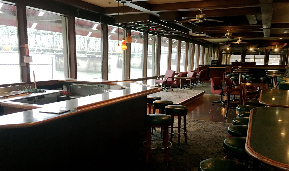 Torque Coffee moved into the former Red Lion at the Quay on the waterfront, at 100 Columbia St., at the beginning of the year. The Port of Vancouver, which owns the building on Terminal One, has sued the coffee shop for failing to pay rent.