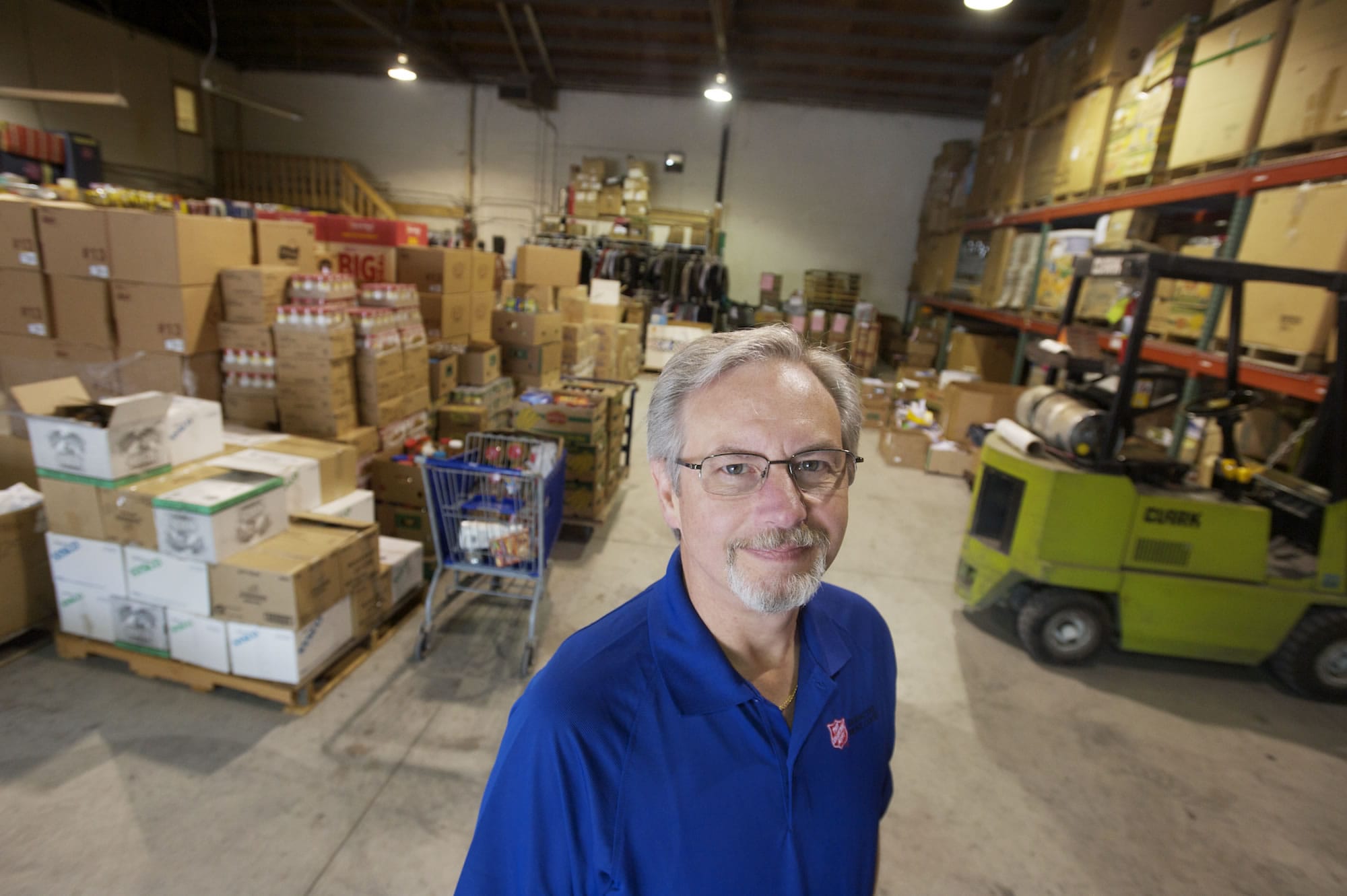 Salvation Army administrator Steve Rusk spent 18 years growing the local food bank into its own standalone agency.
