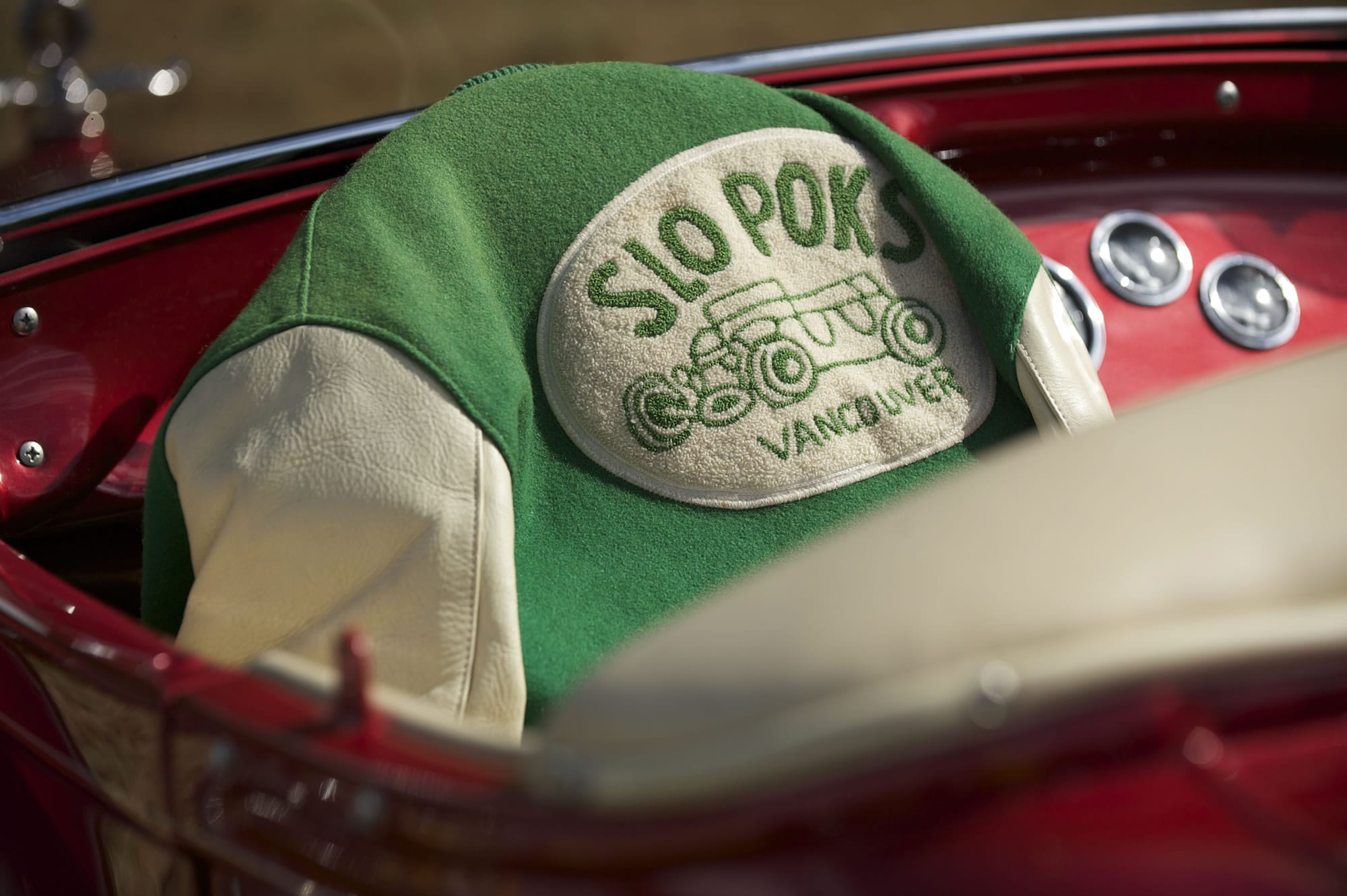 The Slo Poks emblem was created in 1952 by Roger Porter, still a member of the club.