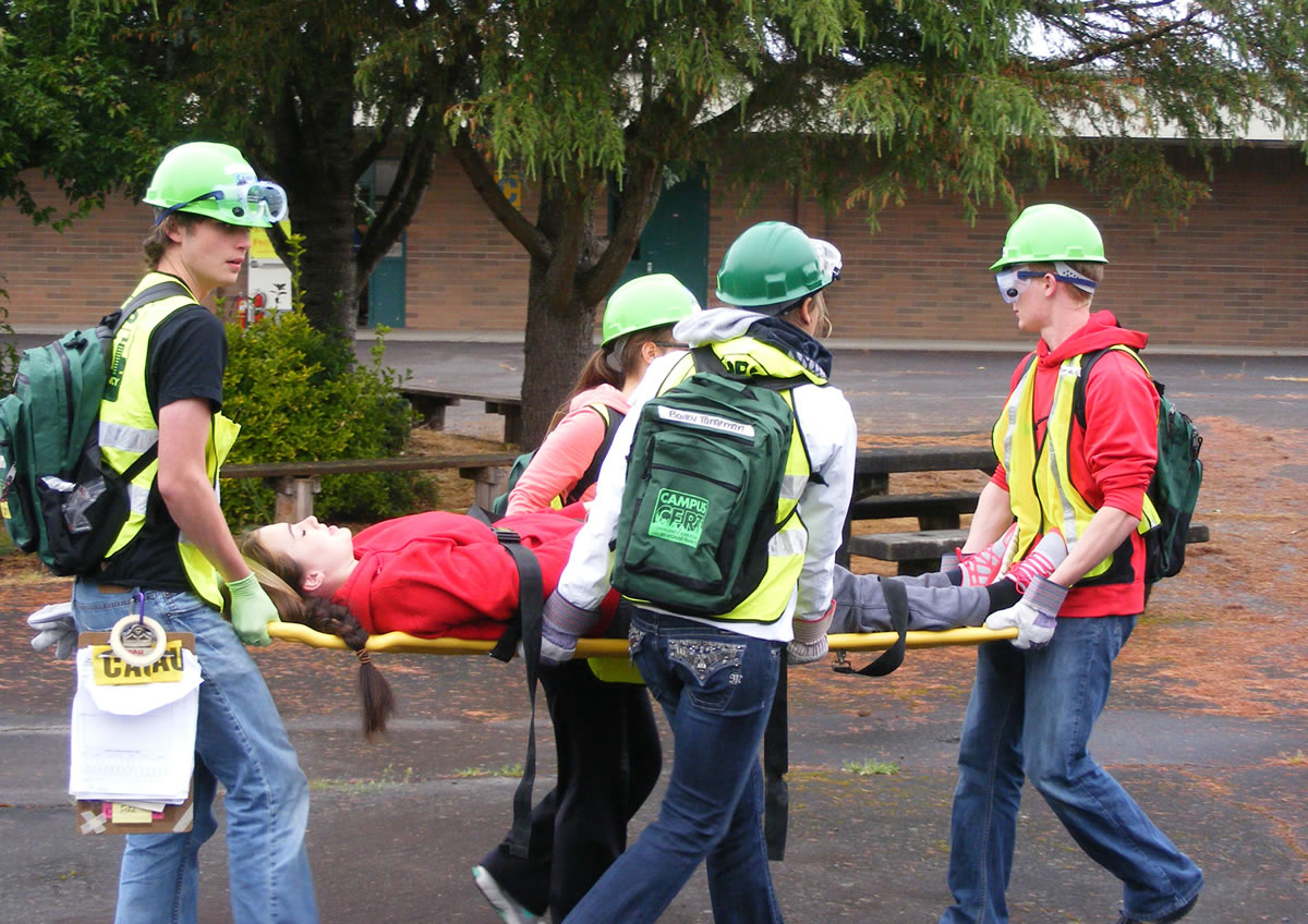 Battle Ground: When there's a real earthquake, these disaster leadership students will know how to help.