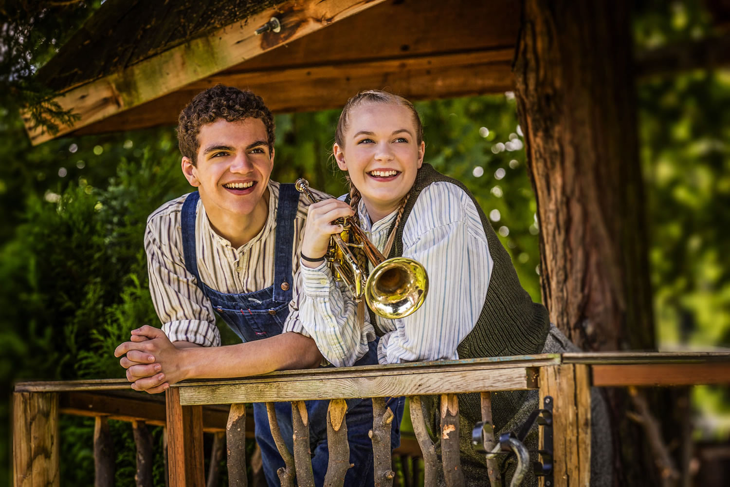 Thom Hilton as Jack and Ashlee Waldbauer as Annie star in Oregon Children's Theatre's &quot;Magic Tree House: A Night in New Orleans.&quot; The play runs Oct. 19 to Nov.