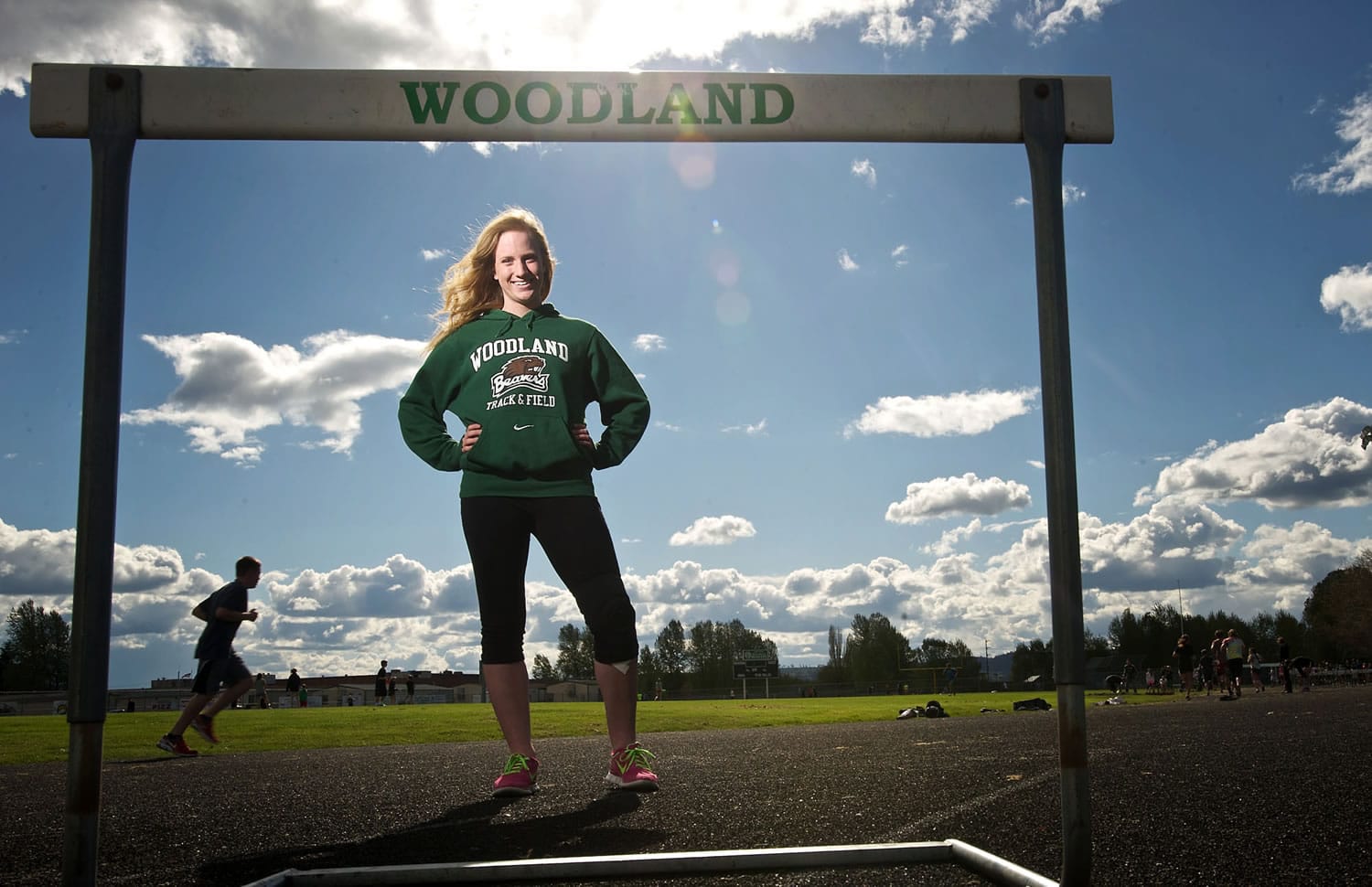 An early-season injury has kept Woodland's Kelly Nigro off the track for about a month.