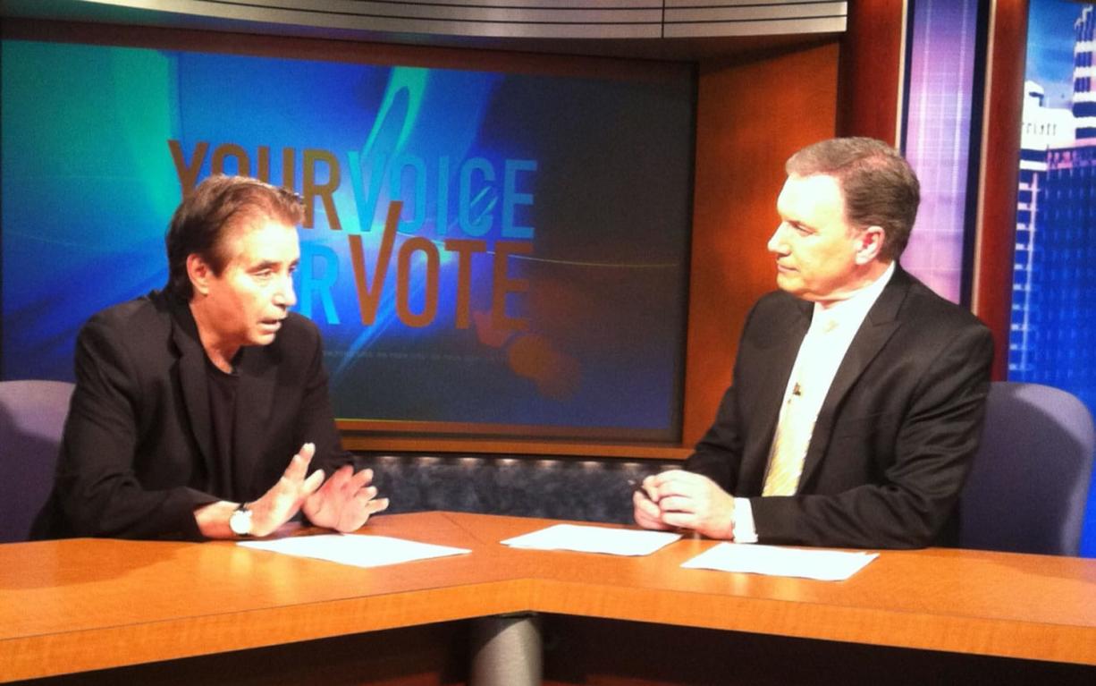 Lou Brancaccio talks mayor's race with KATU-TV's Steve Dunn, anchor of &quot;Your Voice, Your Vote.&quot;