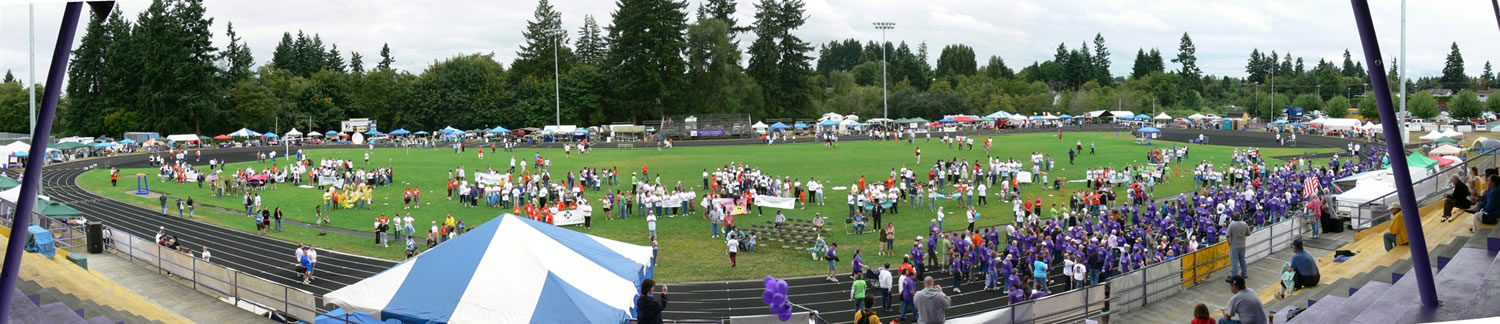 Relay for Life of Vancouver
Relay for Life of Vancouver participants walk around the track at Columbia River High School in this previous event. This year, the event celebrates its 25th anniversary.