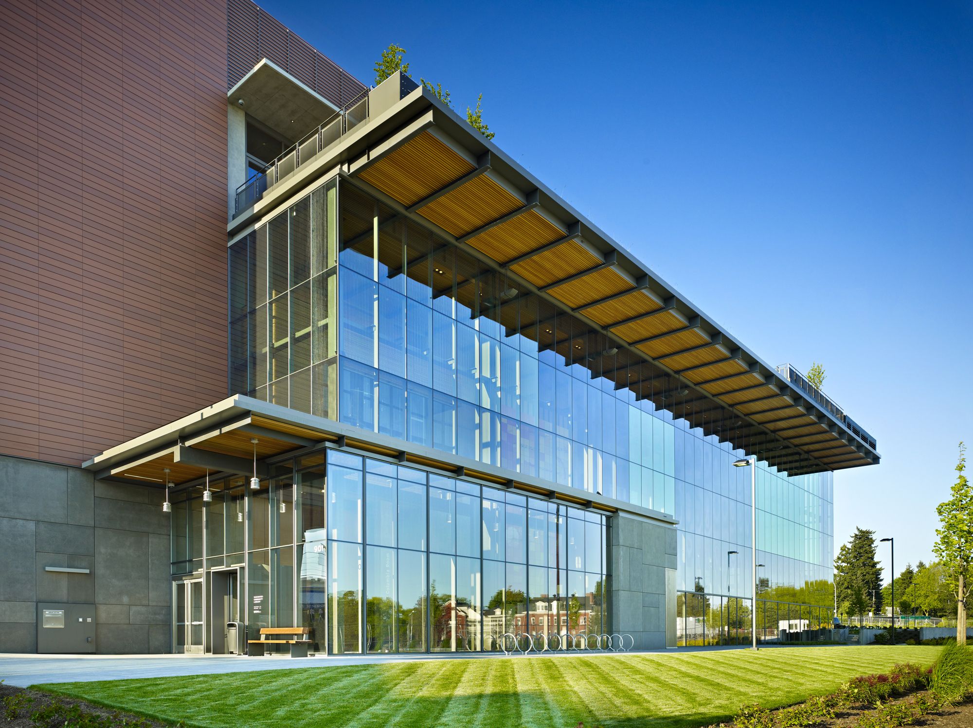 Exterior of the new Vancouver Community Library.