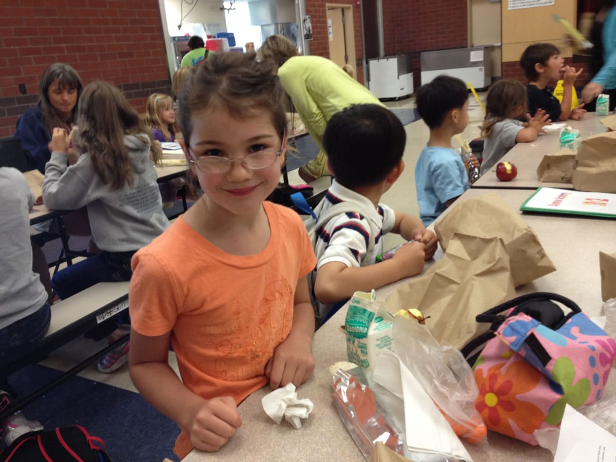 Area children enjoy a free breakfast in June as part of Share House's annual summer breakfast program.