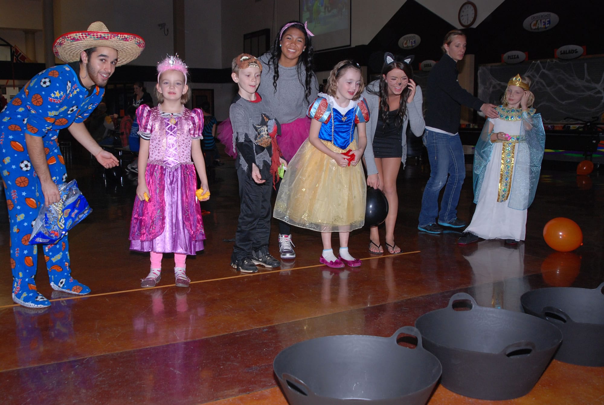 Washougal: Washougal High School's Interact Club members entertain elementary school students at their Monster Mash carnival on Halloween.