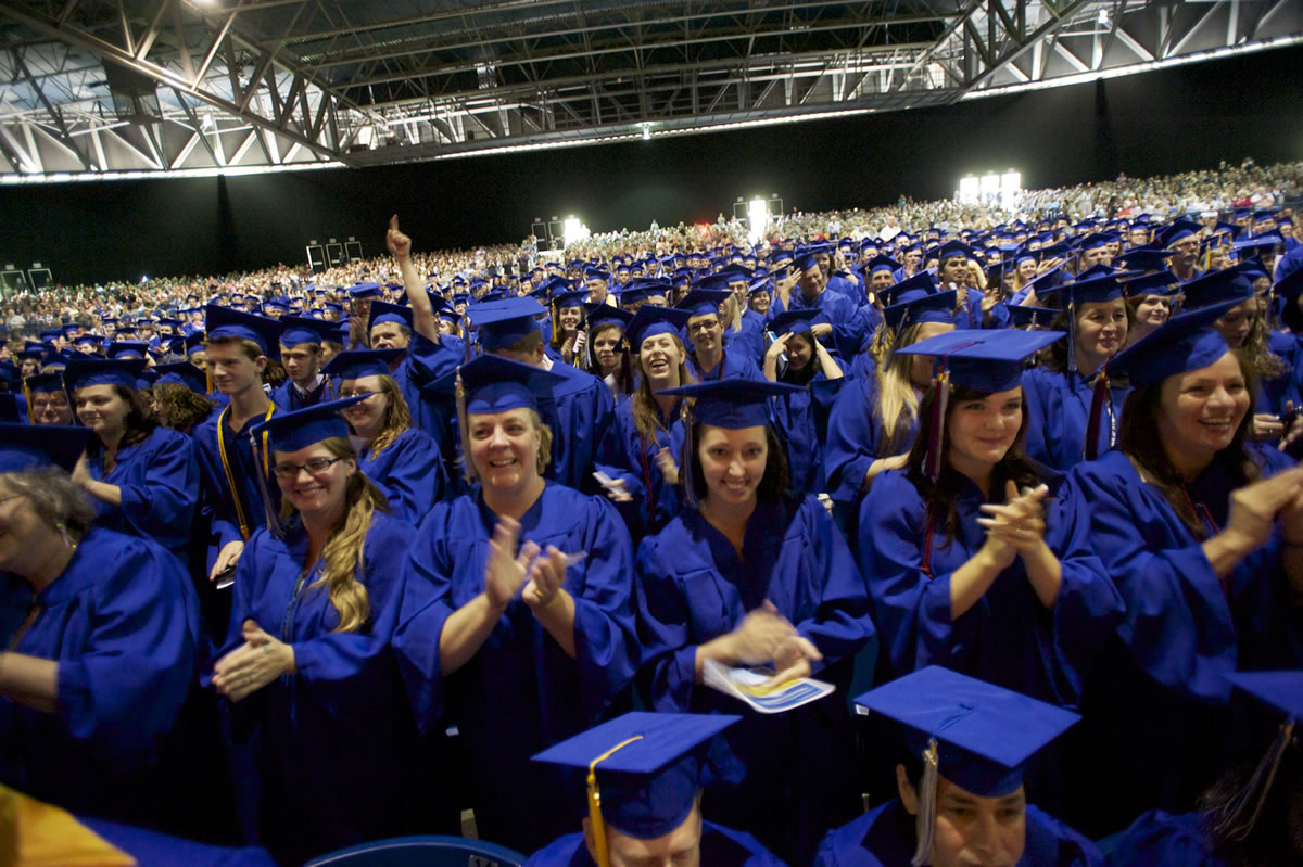 Clark College graduates its largest class yet The Columbian
