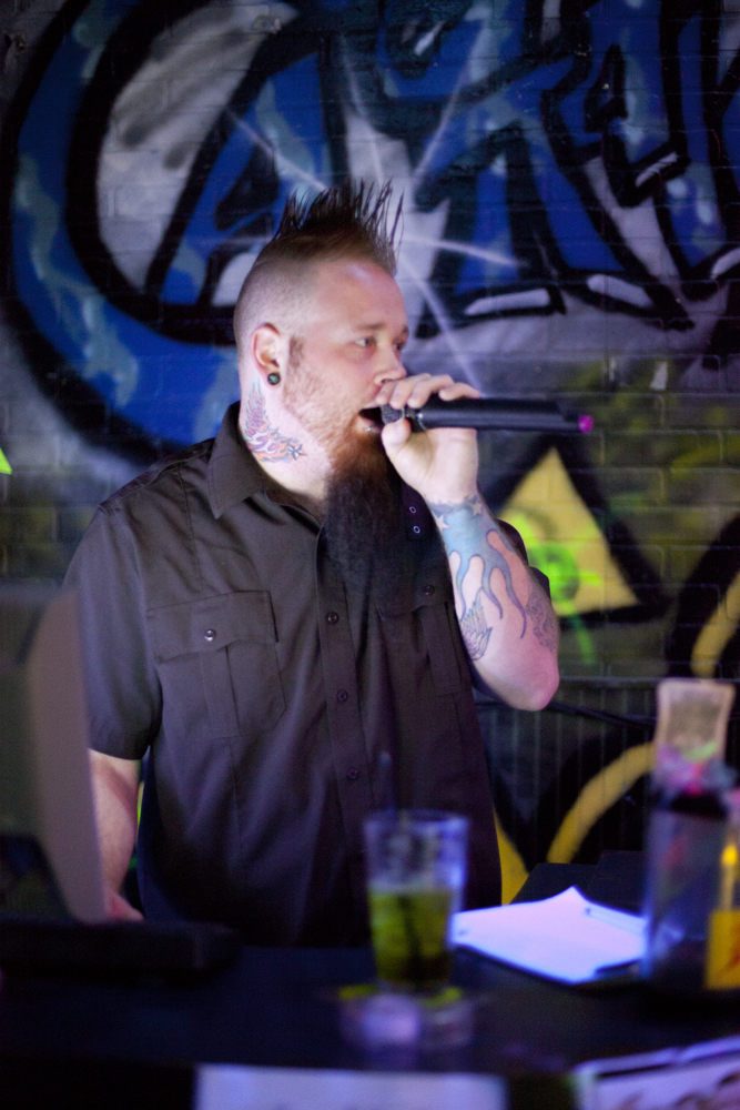 Sean Bowden, 26, K.J. (karaoke jockey) at Vancouver?s BackAlley came up with the idea of Metal Mondays karaoke.