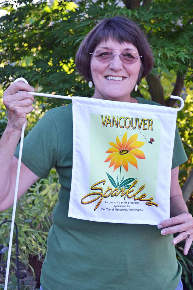 Susan Sanders was awarded the Vancouver Sparkles award Aug.