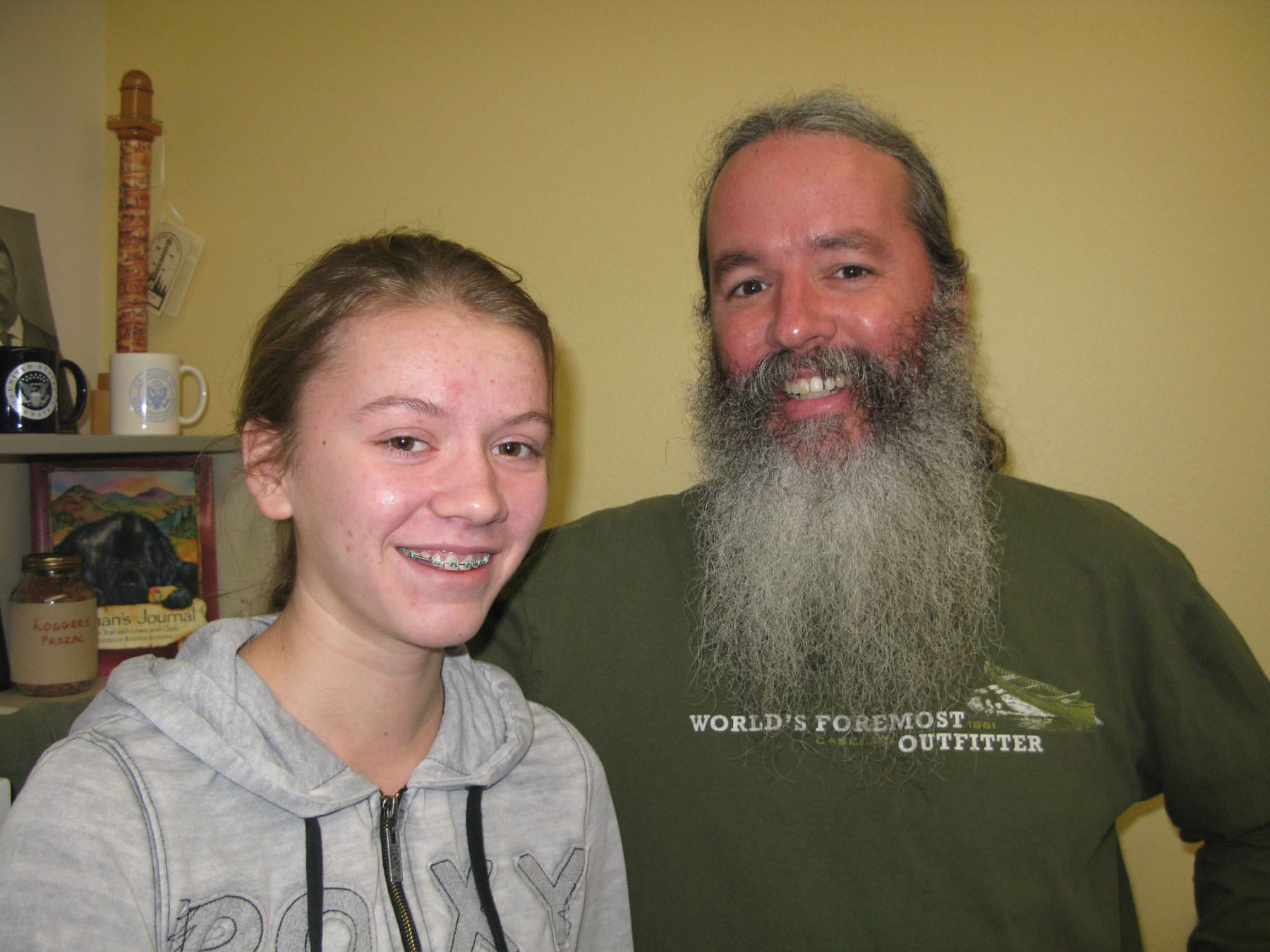 Battle Ground: Eighth-grader Kalyn Uskoski's letter of praise for Tukes Valley Middle School history teacher James Hendrickson was rewarded with a pizza party Dec.