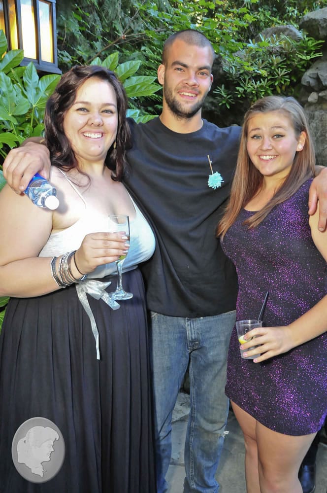 Ridgefield: Three of the late Cathy Mayer's four children, at the 2013 CAMEO fundraiser: Kelsi (left), Jack and Jenna Mayer.