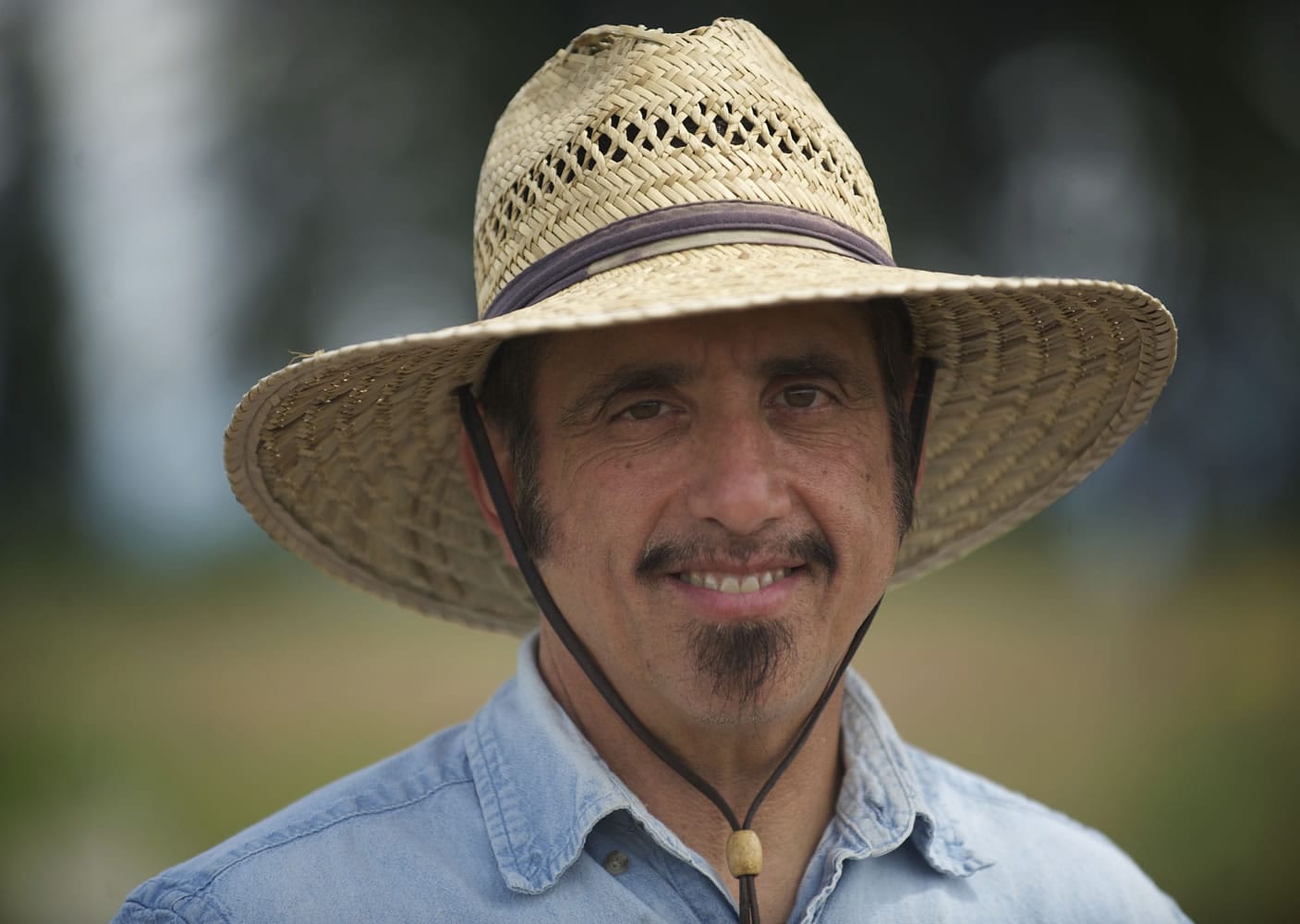 Lyle Stanley owns Gee Creek Farm near Ridgefield, and enjoys watching people learn about farming.