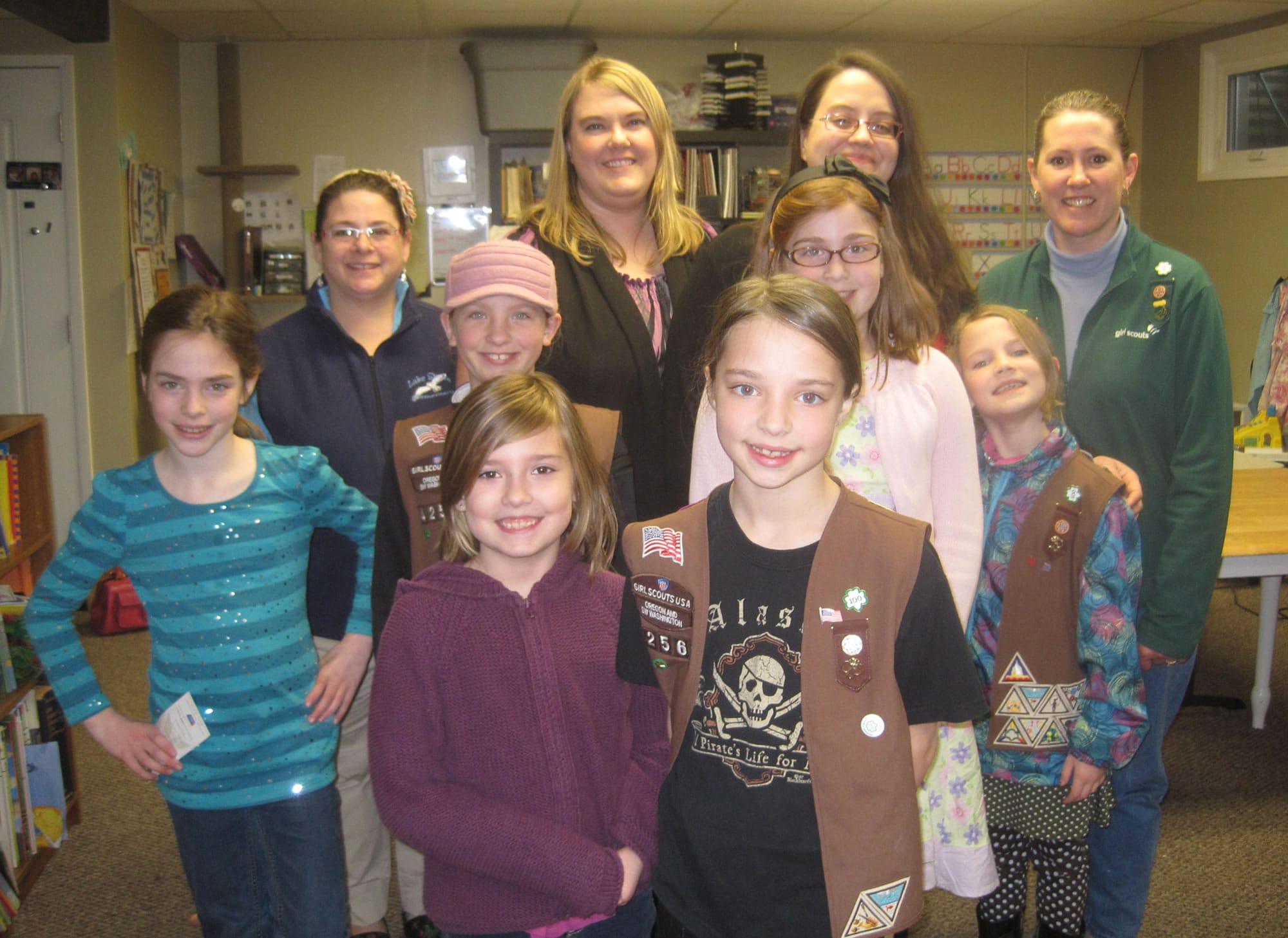 West Hazel Dell: Girl Scout Brownie Troop 42561 donated $263 to the American Cancer Society in honor of the late Megan Gianotti.