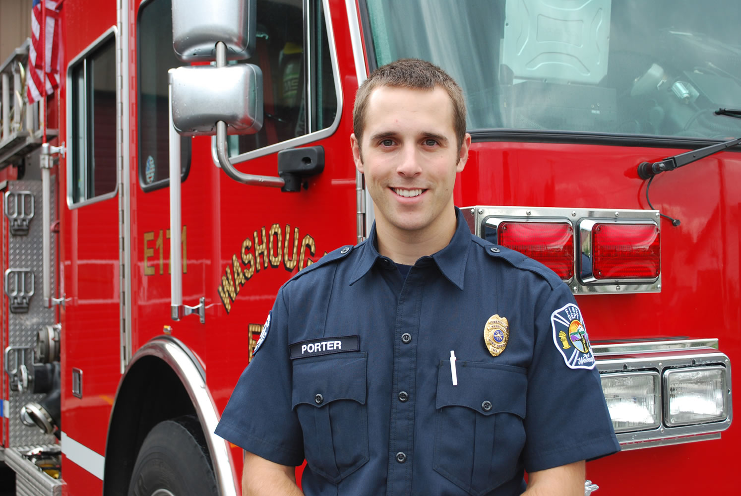 Camas-Washougal: While on a family vacation in Disneyland, Camas-Washougal firefighter/EMT Ben Porter saved a manis life.