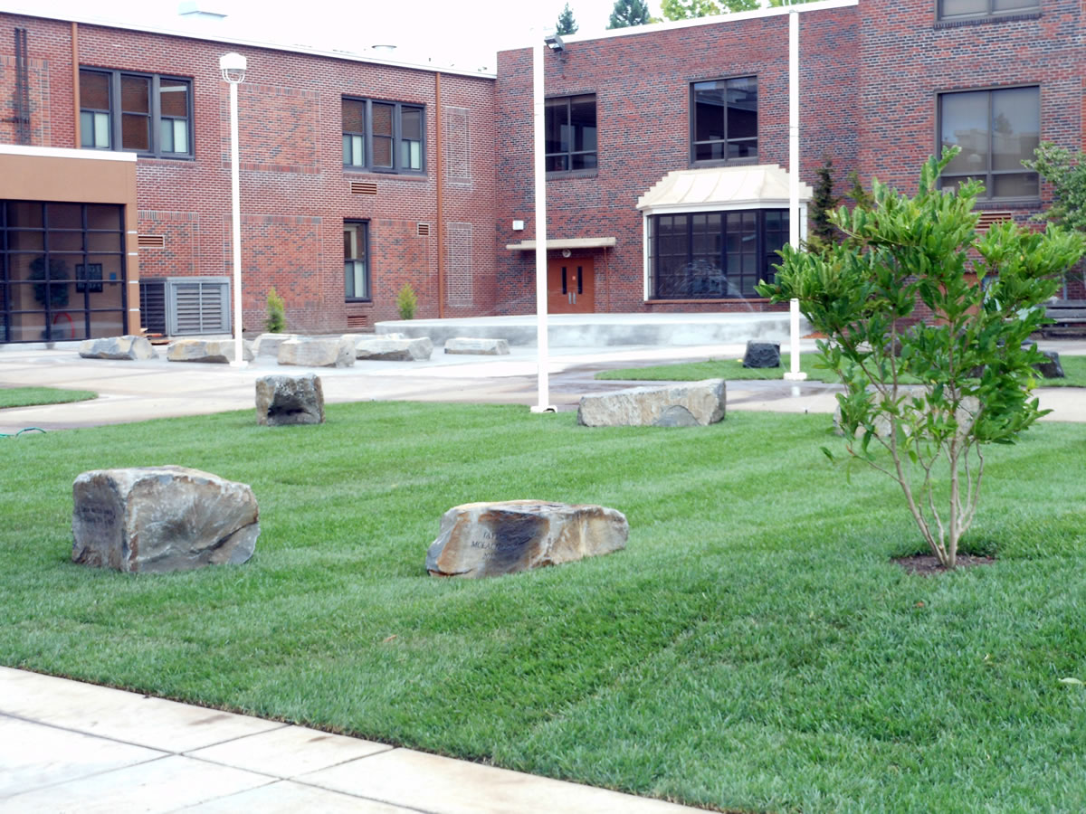 Shumway: VSAA students will be greeted by a spiffed up courtyard with performance space when they return to school.