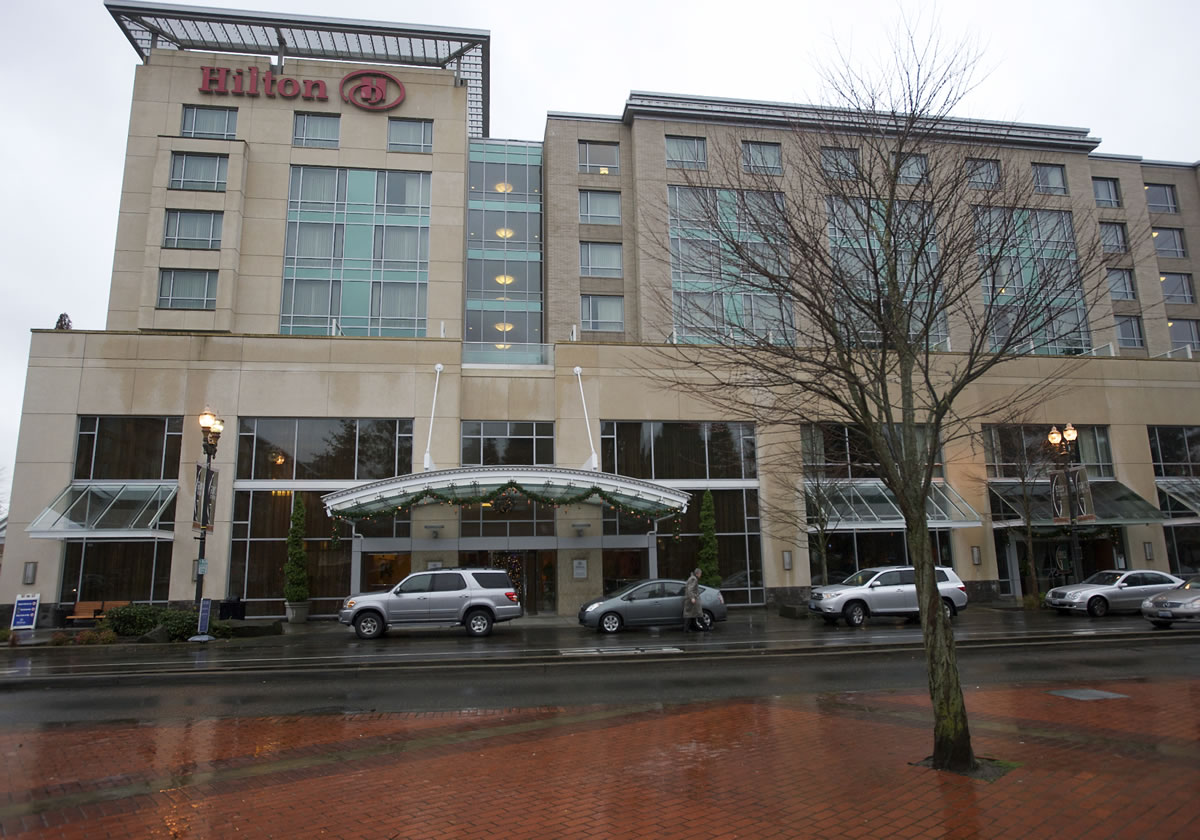 City lodging tax revenues will be tapped to help with the next debt payment on the Hilton Vancouver Washington.
