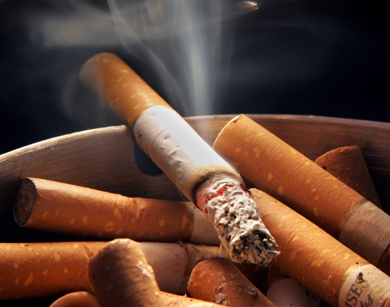 Roughly 90 percent of lung cancer cases are attributed to smoking.