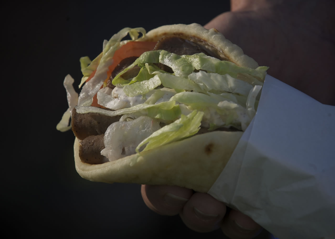 The beef and lamb gyro is among the offerings at Getta Gyro in Vancouver.