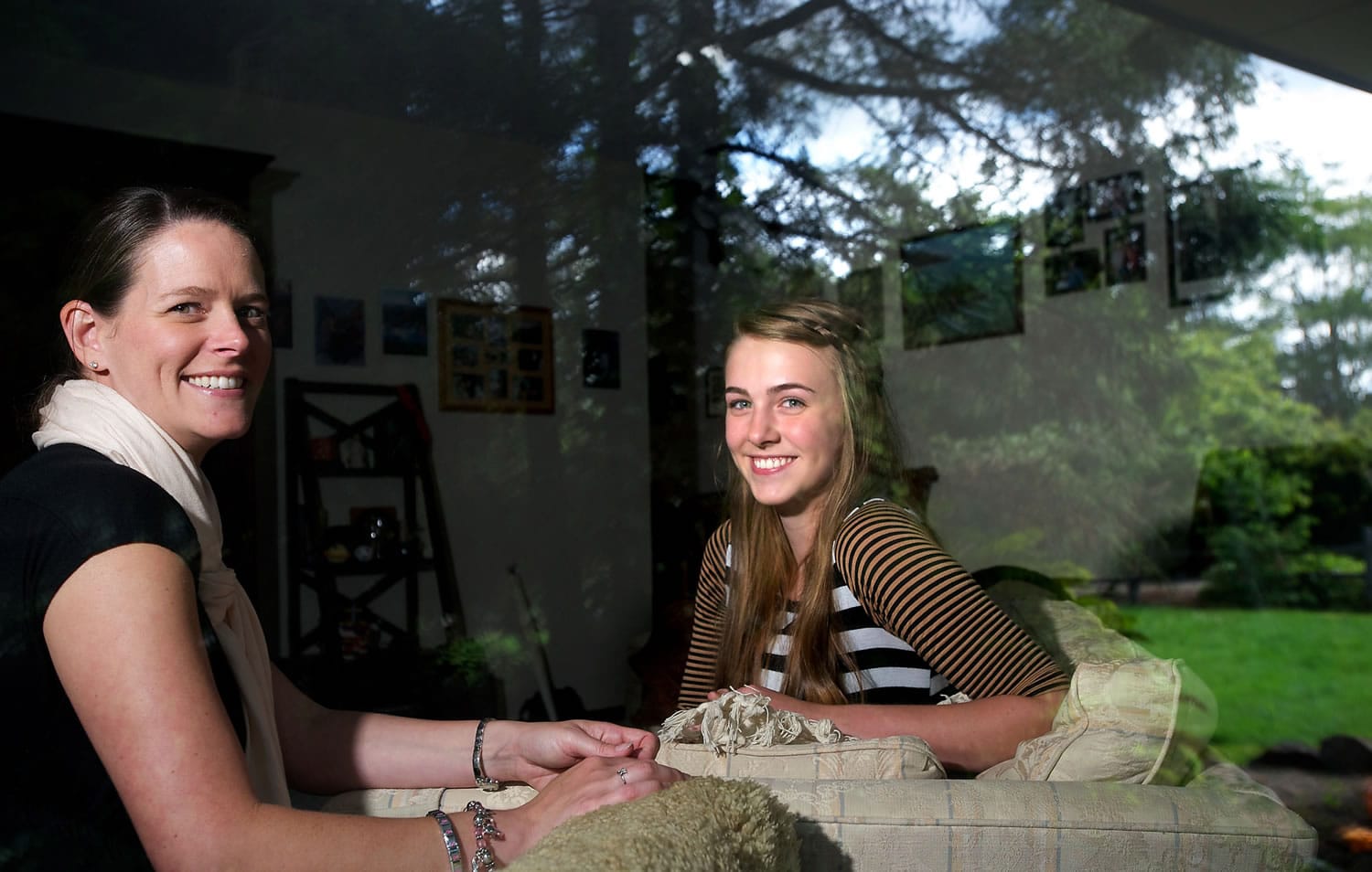 Brenda Gillas, and her daughter, Addie, 14, pose for a portrait at their Vancouver home. Brenda and Addie made the decision to have Addie immunized against human papillomavirus.