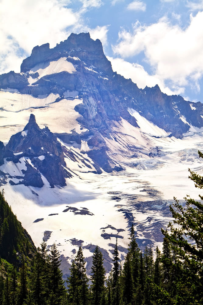 Seattle Times files
Little Tahoma and the Emmons Glacier are visible from the Glacier Basin Trail in Mount Rainier National Park, and monitored even more closely by scientists.