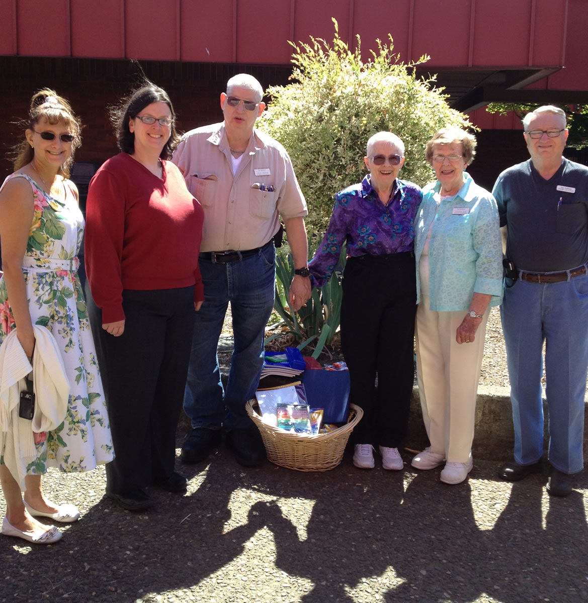 Mountain View: The Sunshine Ambassadors from The Bedford Independent Retirement Community collected school supplies for students at Wyieast Middle School.
