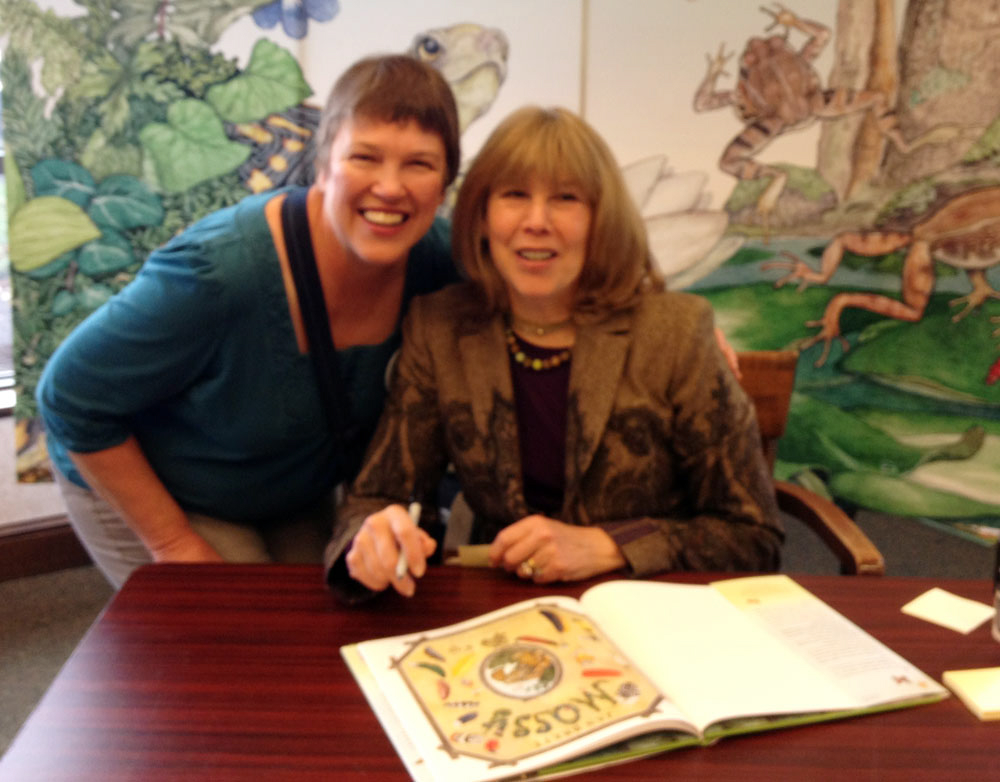 VanMall: Kay Ellison, media specialist and teacher at Marshall Elementary School, stopped by Barnes &amp; Noble to meet childrenis author and illustrator Jan Brett.
