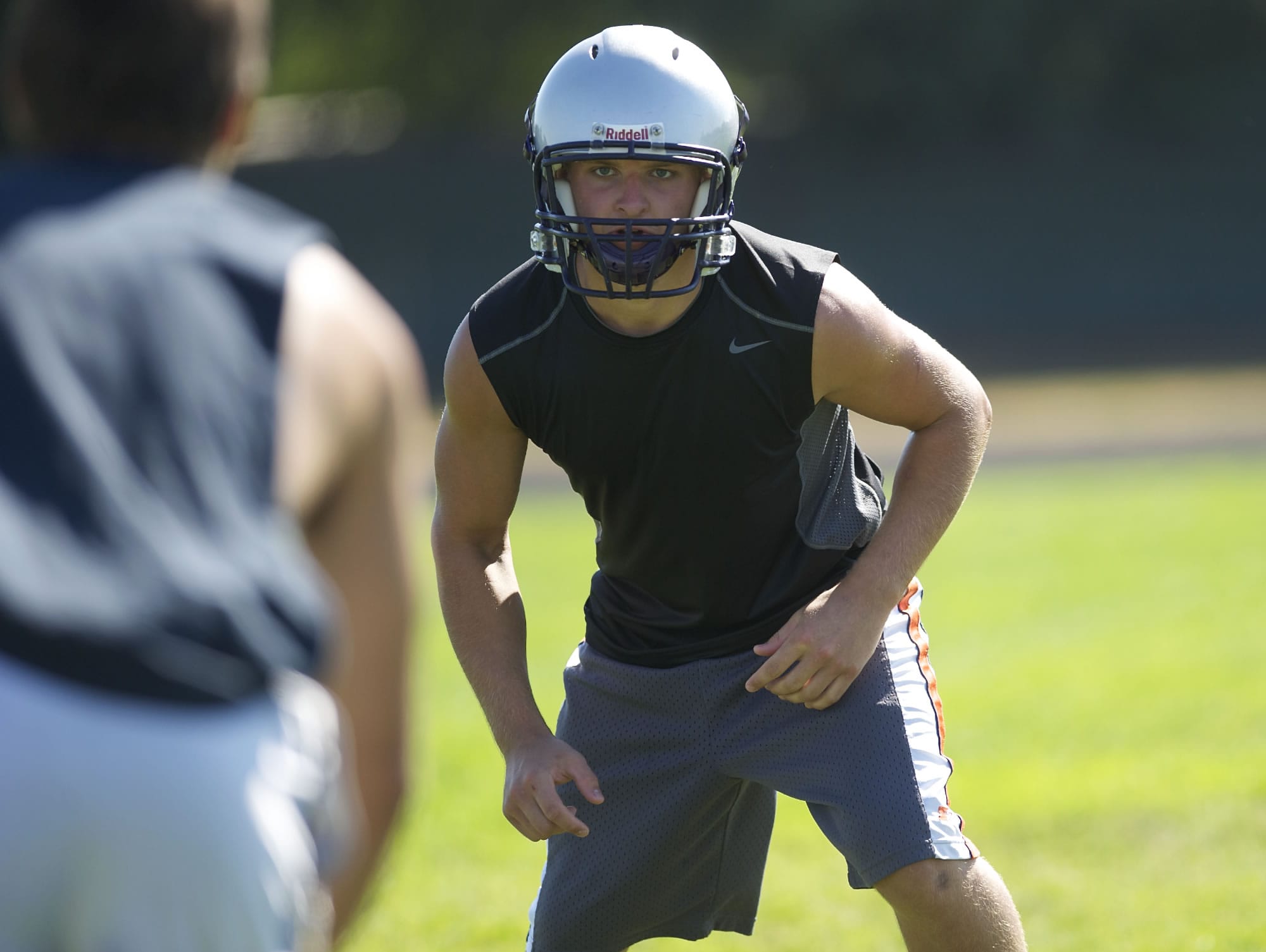Heritage junior Aaren Morring said he looked up to last season's starting linebackers and worked is way up to a starting role by the middle of the 2011 season.
