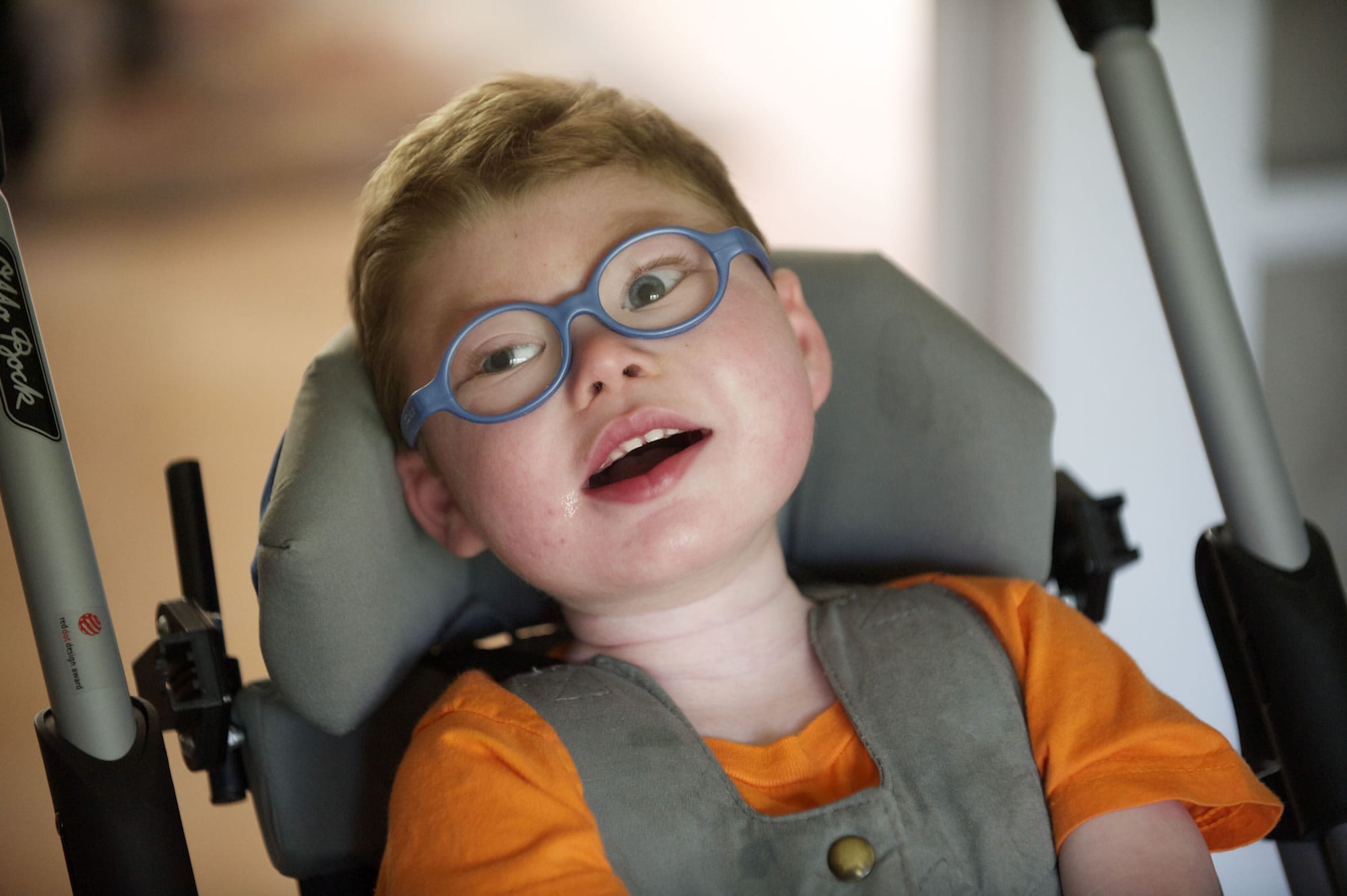 Micah Snell, 3, was diagnosed with agenesis of the corpus callosum, a condition that falls under the umbrella of cerebral palsy, before he was born.