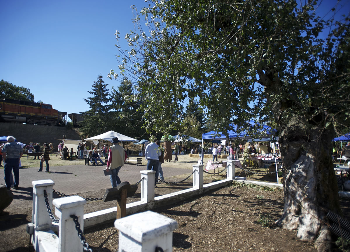 Hundreds turned out for the annual Old Apple Tree Festival at the Fort Vancouver National Historic Site Saturday.